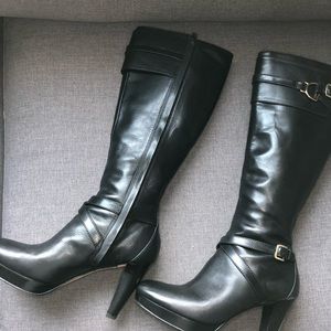 Cole Haan leather boots with heel